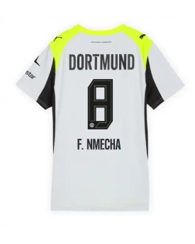 Billige Fotballdrakt Borussia Dortmund Felix Nmecha #8 Replika Bortedrakt Dame 2025-26 Kortermet Billige Fotballdrakt Borussia Dortmund Felix Nmecha #8 Replika Bortedrakt Dame 2025-26 Kortermet